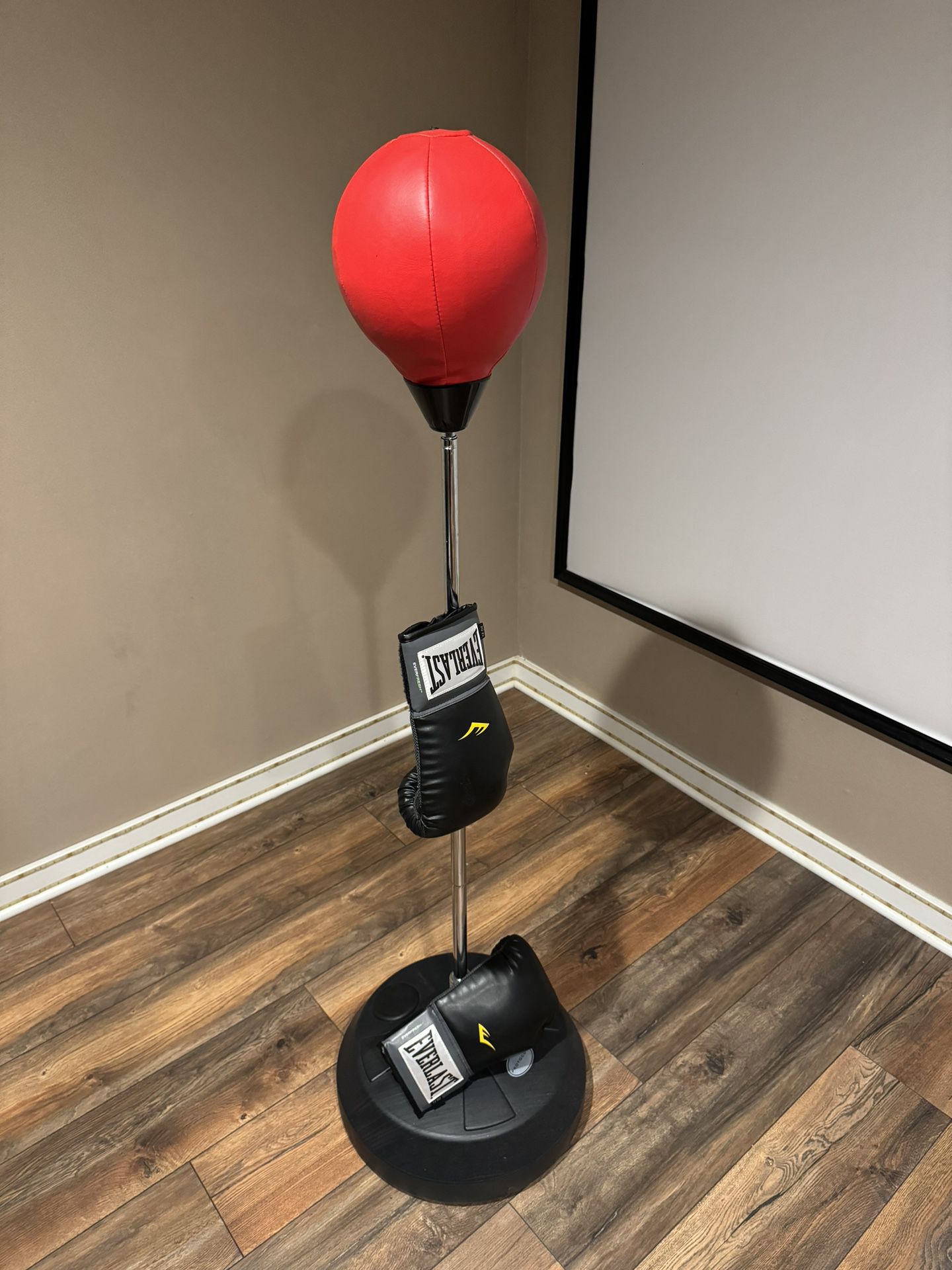 Pedestal Punching Bag with Stand & Glove Combo