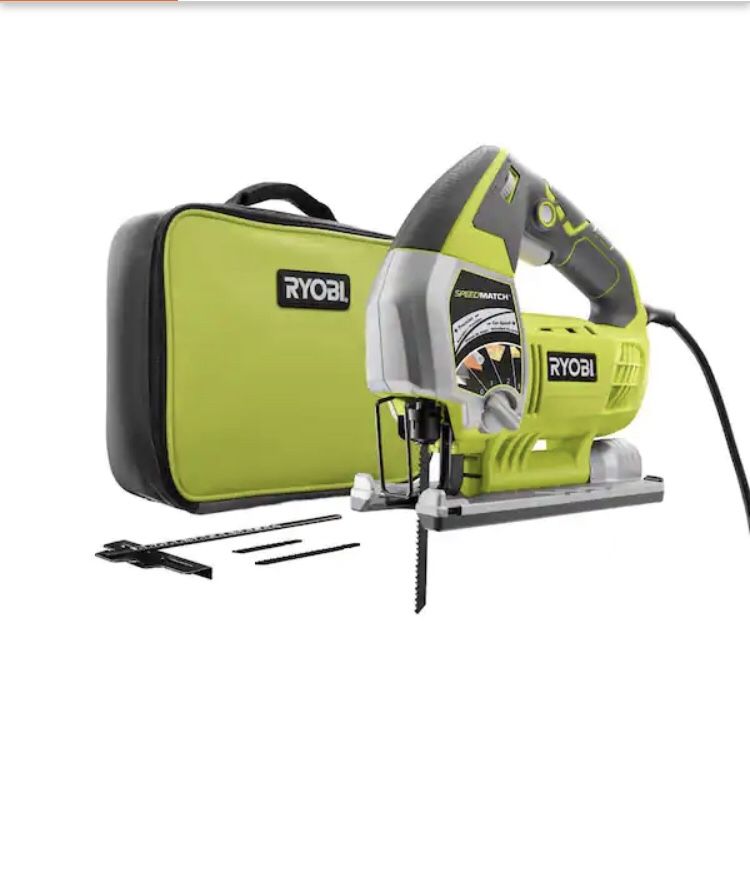 6.1 Amp Corded Variable Speed Orbital Jig Saw with SPEEDMATCH Technology
