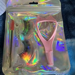 Eye Lashes And Glue