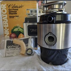 InSinkErator 3/4 New Garbage Disposal For Kitchen