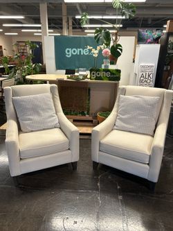 White Basset Armchair