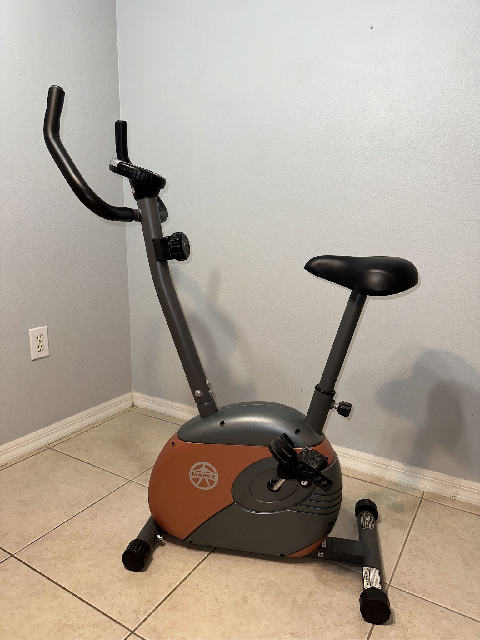 Marcy Home Fitness Personal Exercise Bike with Adjustable Magnetic Resistance for Cardio Workout and Cycle Training