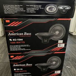 To American base 15’s and 6 x 9