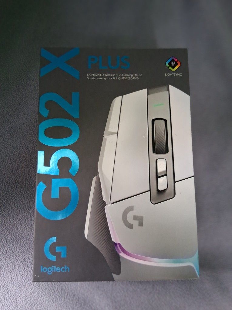 Logitech G502 X Plus RGB White Gaming Mouse [Sealed]