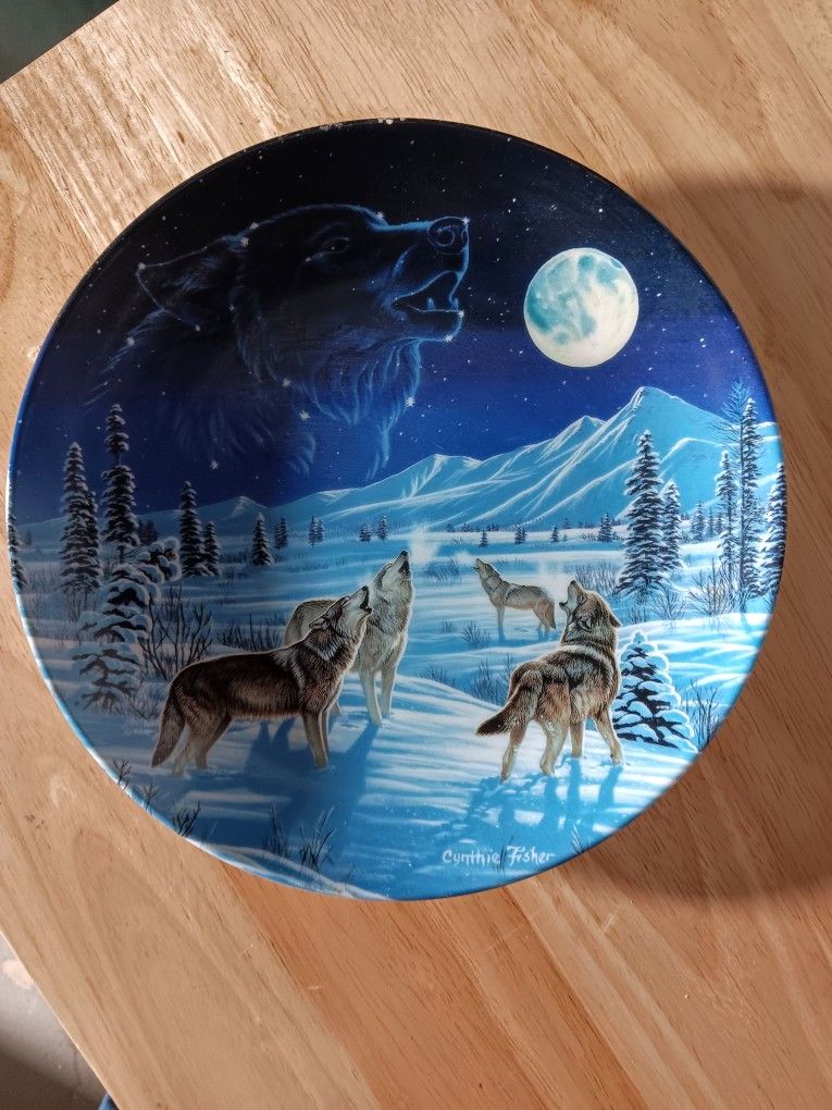 "Starlight Serenade" Porcelain Collector Plate by Cynthie Fisher Bradford Exchange Limited Edition