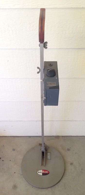 T20 Vintage Fisher M Scope Metal detector