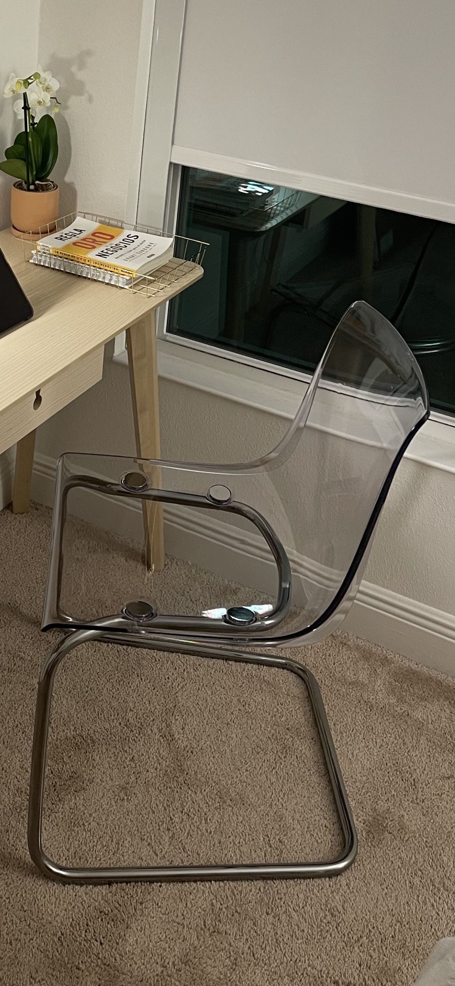 Acrylic Chair TOBIAS Ikea