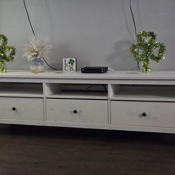 IKEA Helms white TV stand