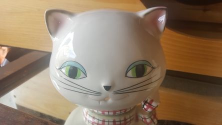 Howard Holt 1958 cat twine & scissor holder