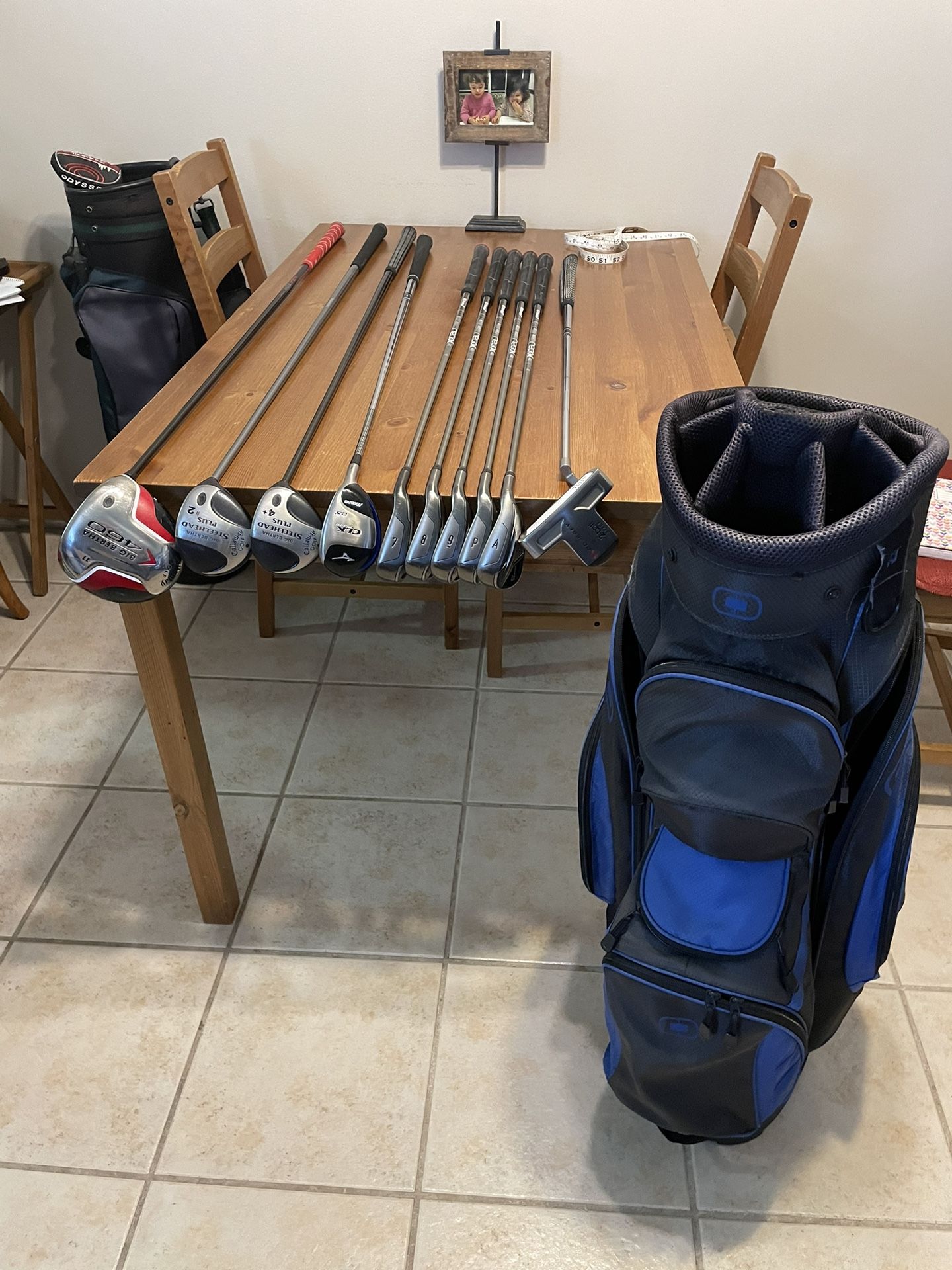 CALLAWAY BIG BERTHA GOLF SET WITH FREE IGIO BAG