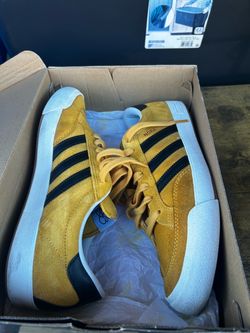 Adidas Nora Skate Shoes Yellow Suede