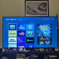 onn 65 Inch 4K HD Smart Tv Roku Tv