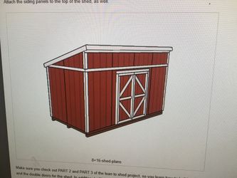 Frame A 8x16 Storage Shed