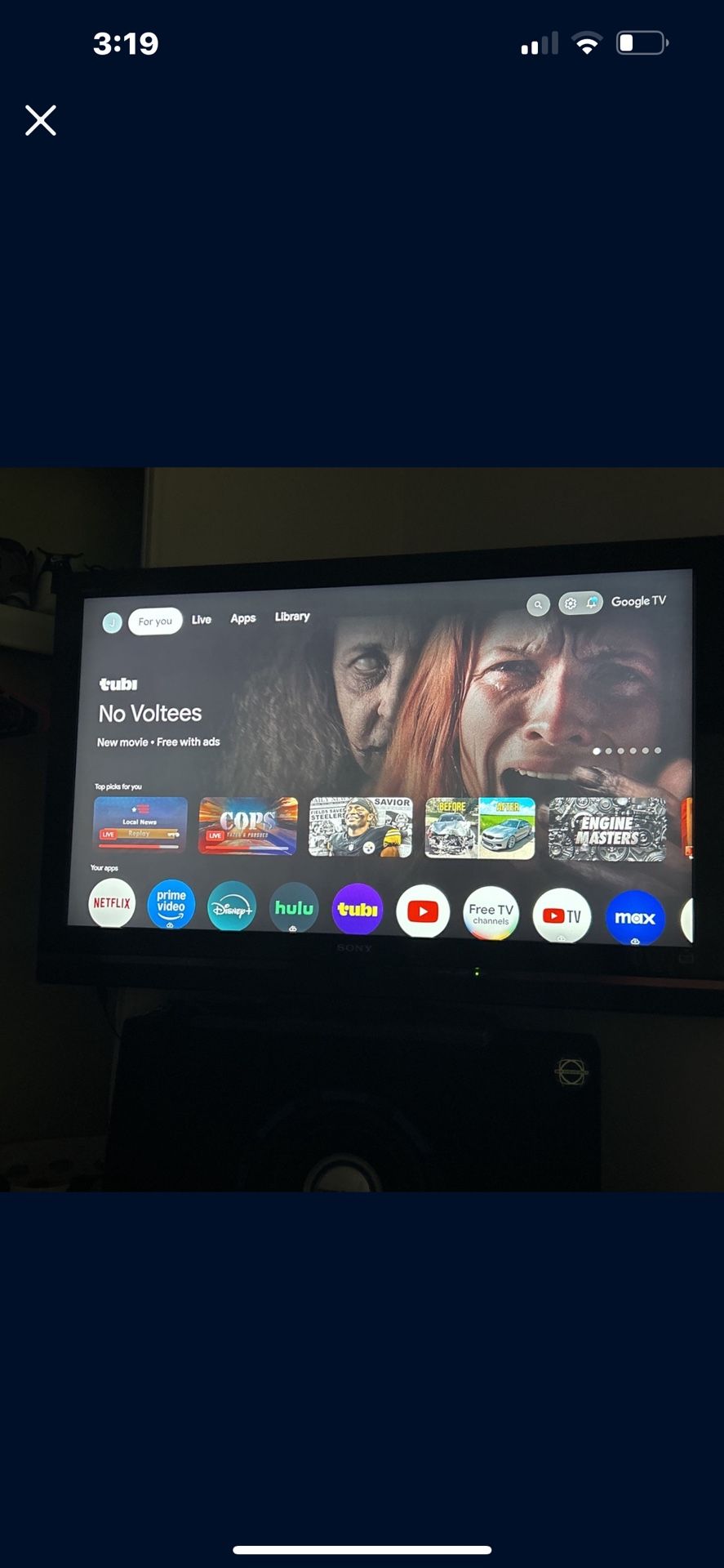 46 Inch Sony Bravia With Remote50$ Special!