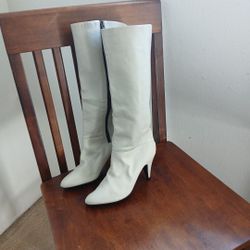 White Boots  New Size 6