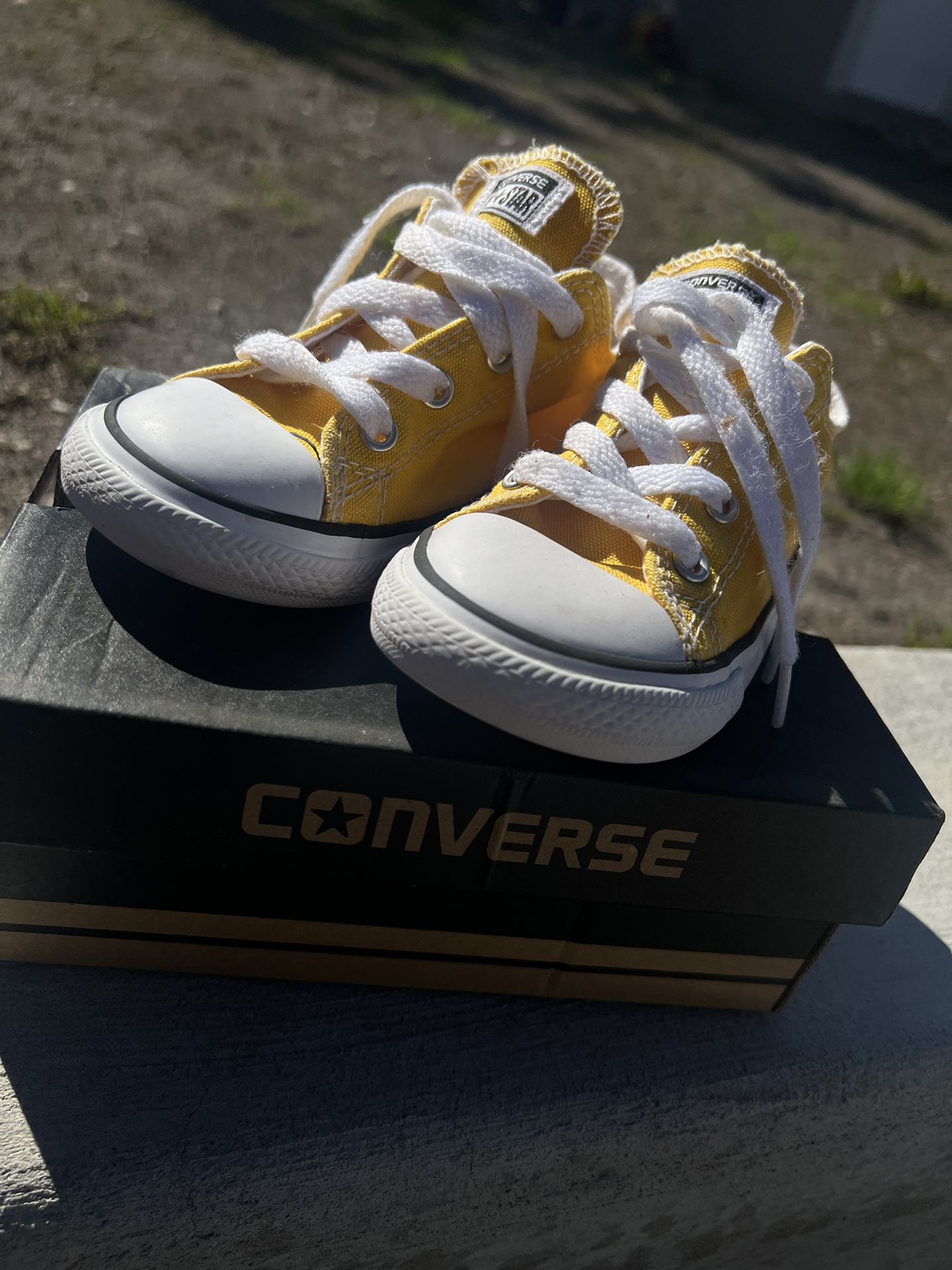 Yellow Converse Size Infant 9