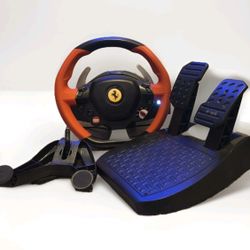 Thrustmaster 458 Racing Wheel And Pedals