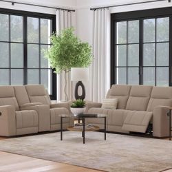 2 piece includes Sofa+Loveseat, optional matching chair add on