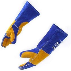 Rapicca 16in. 932°F Leather Forge/Mig/Stick Welding Gloves Heat/Fire Resistant