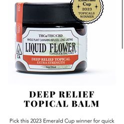 Do you have bad knee or back pain? You rubbed the stuff on it and it’ll take your pain away. It does smell like marijuana because it has the in it but