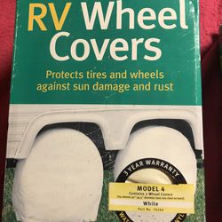 RV Wheel Covers (4pcs; Brand New) 