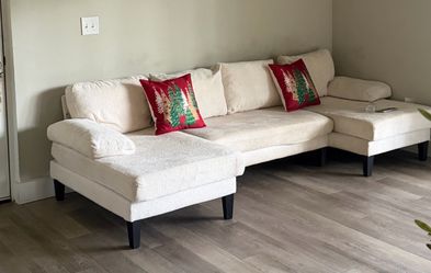Beige sofa