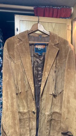 Cripple Creek Suede Fringe Western Jacket Size L