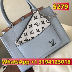 Louis Vuitton EPI Womens Handbag, Blue