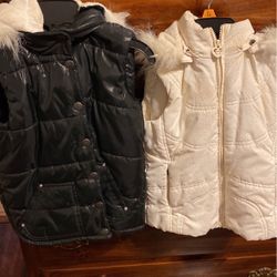 Children Vest, Black and White, Size 7-8, $15 ea