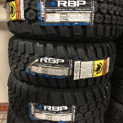 New Tires 285/70R17 RBP Repulsor M/T RX 121/118Q E/10 Ply, Single
