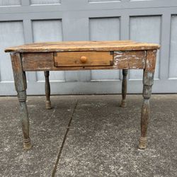 Primitive Antique Pine Coffee Table