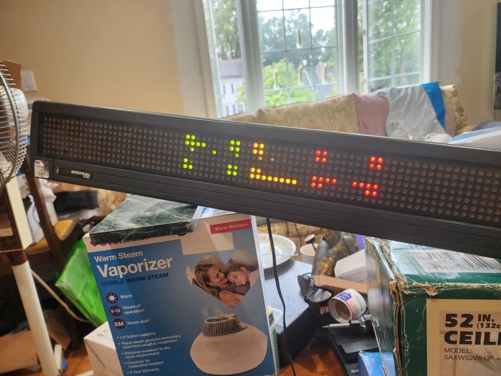 Alpha/ SPECTRUM ELECTRONIC MOVING MESSAGE BOARD