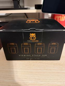 4 viewing stash jars (4oz)