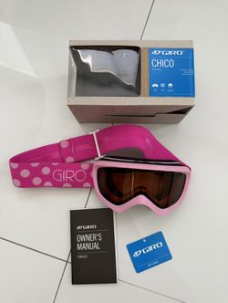 Giro Chico Kids Girls Pink Snow Ski Goggles Small