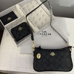 Black Purse Set