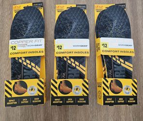Copper Fit Workgear Comfort Insoles M 8-13