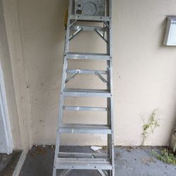 Aluminum Ladder USED Husky 6"