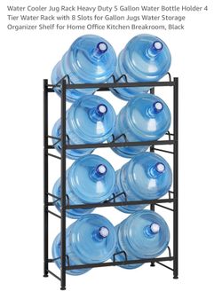 Water Cooler Stand  Gently Used