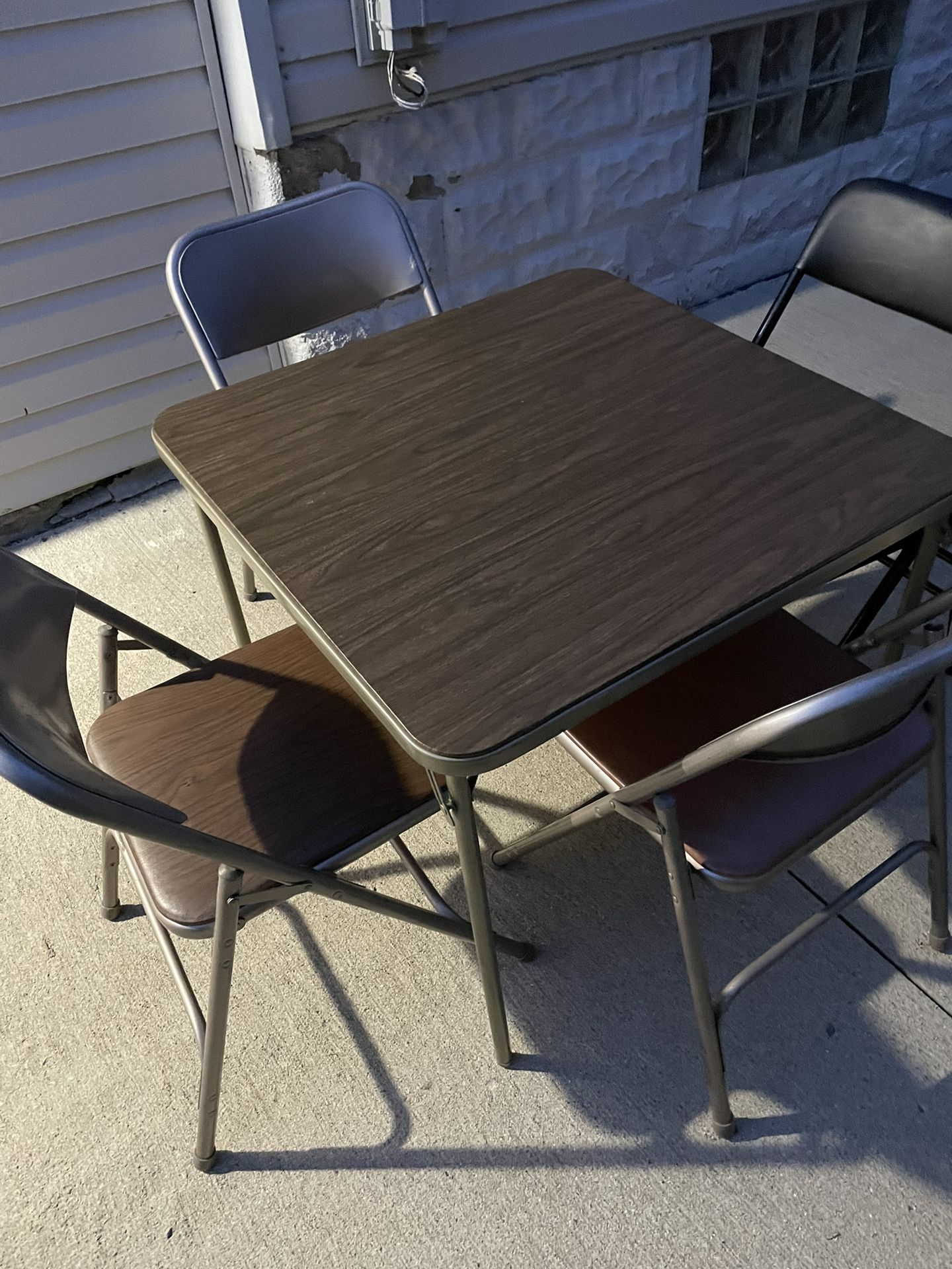 Vintage 5pc. Card Table Set