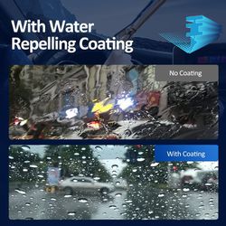Aistra Water Repellency Wiper Blade with Bonus Pair of Silicone Refills for All Weather,Automotive Replacement for Car, Easy DIY Install & Superior  Thumbnail