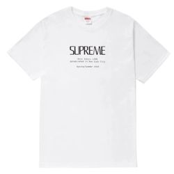 Supreme “Anno Domini” Logo Tee SS20 White Size L