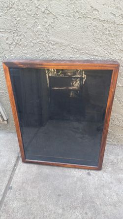Wood shadow box