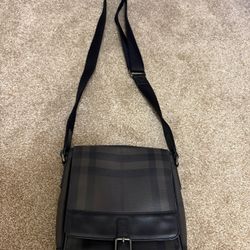 Burberry Small Leather Messenger Bag
