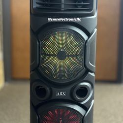  Dual 8" Bluetooth Speakers with Mic