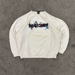 1997 Par 4 the course looney tunes golf crewneck men’s size XL