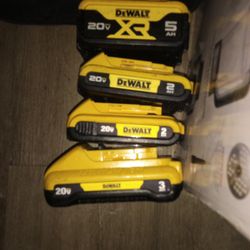 DeWalt Batterys 