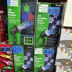 LED Snowflakes Illusion Projector Christmas Decoration, Luces De Navidad 