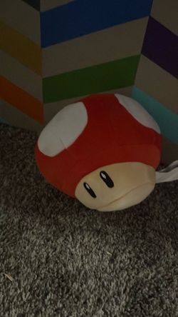 Super Mario Red Mushroom Plush Toy