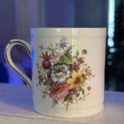 Vintage Hammersley Fine China - Set of 6 Vintage Floral Teacups