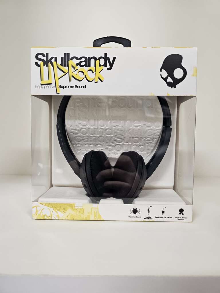 Brand New - Skullcandy Supreme Sound Uprock Headphone in Carbon Gray